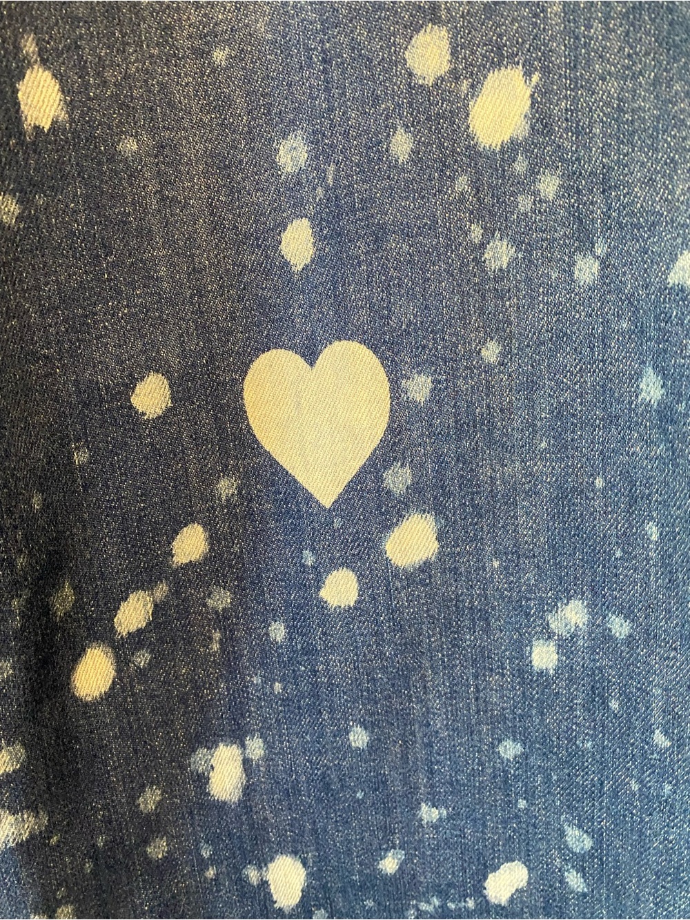 NWOT The Kaden Barrel Carpenter Pilcro Heart Paint-Splatter Jeans - Picture 8 of 9
